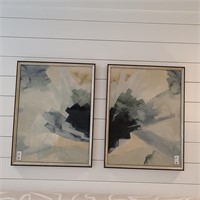 2PC FRAMED WALL ART