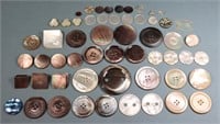 (54) Antique Mother-of-Pearl Buttons