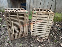 2 Large Chicken Crates