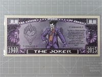 The joker banknote