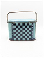 Eaton's Checkerboard Tin Lunchbox