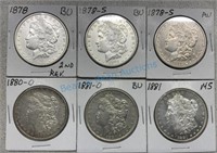 Morgan silver dollars
