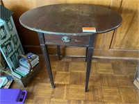 Oval Tea Occasional Drop Leaf Table