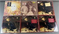 6pc Barbra Streisand Vinyl Records