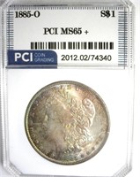 1885-O Morgan PCI MS65+