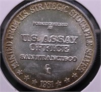 1 OZ .999 SILVER ROUND