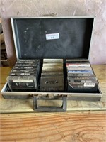 Cassette Tapes, Assorted Artist with case