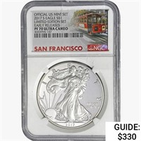 2017-S Silver Eagle NGC PF70 UC, LIMTD. EDITION