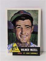 Wilmer Mizell Autograph