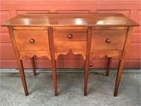Awesome Cherry 3 Drawer Huntboard ~ Tapered Legs