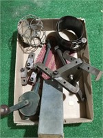 Box lot of engine related tools
