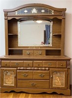 Manufactured Wood Dresser & Mirror