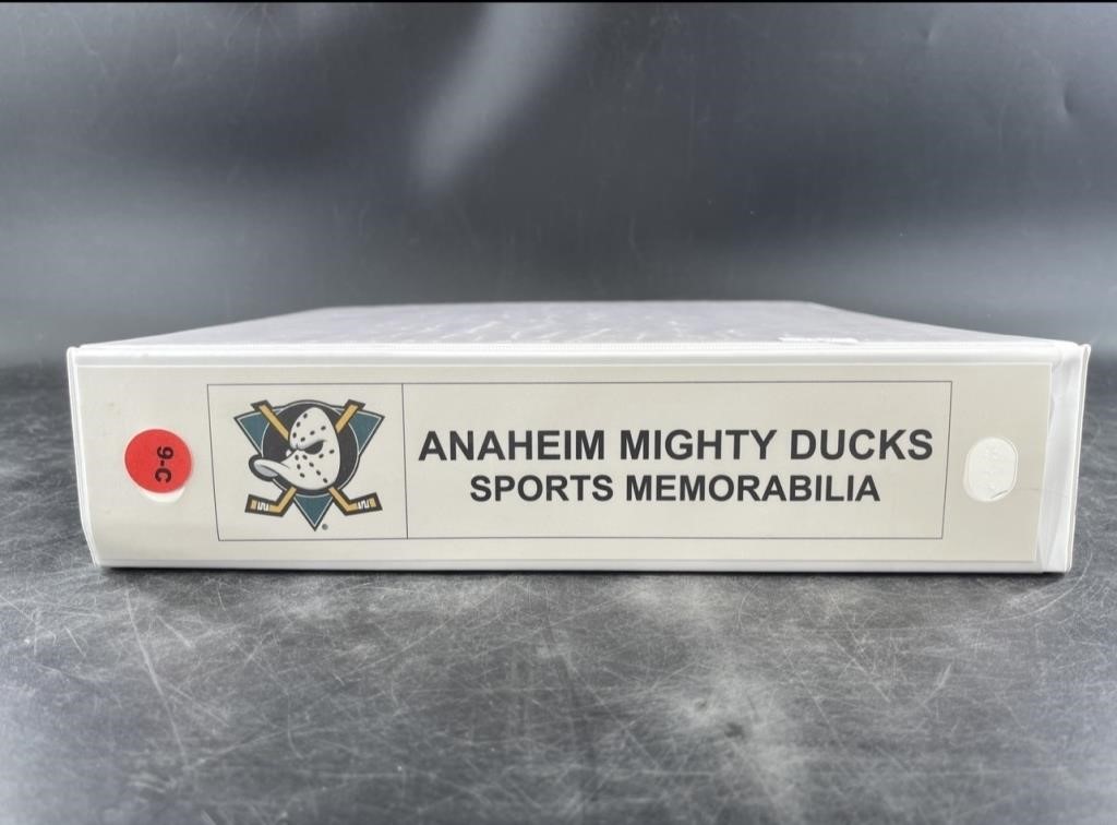 Mighty Ducks memorabilia: autographed photos, game