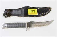 FIXED FLADE KNIFE - WESTERN - BOULDER, COLO. WITH