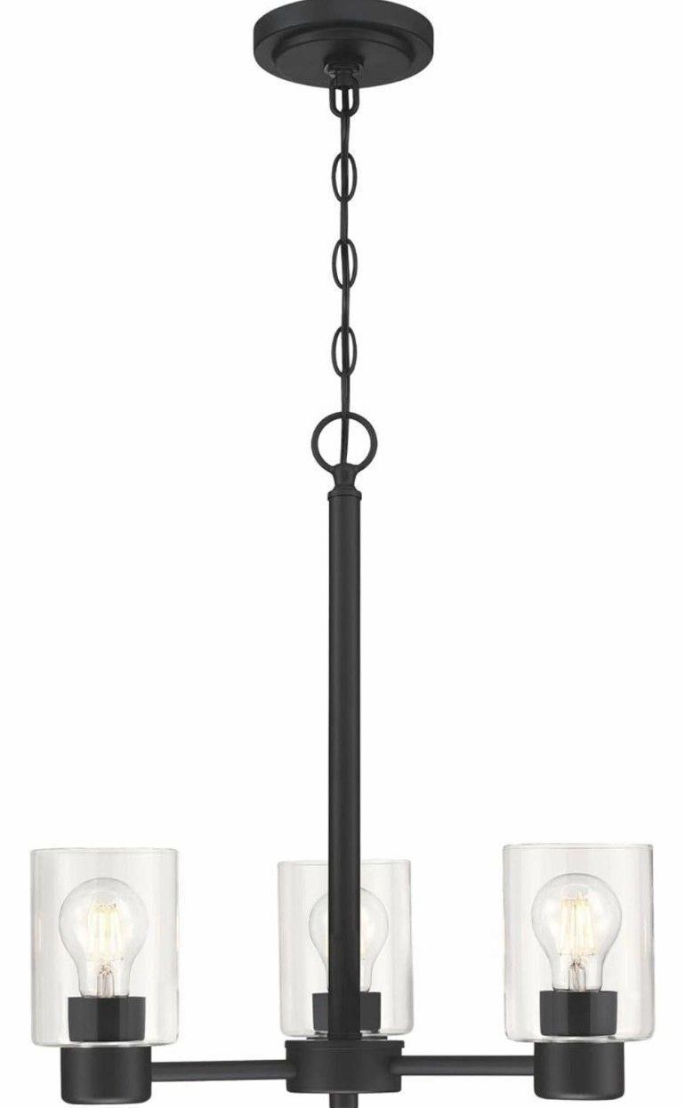 ($179) Three-Light Indoor Chandelier,