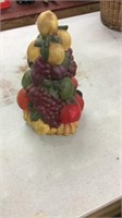 Ceramic fruit centerpiece