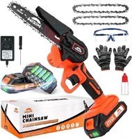 New Mini-Chainsaw Cordless,Rechargeable Handheld C