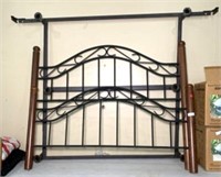 Metal and Wood Full Sized Bed Frame