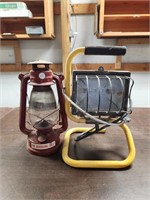 Kerosene Lantern & Shop Light