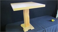Wooden Table 27" H X 26" W X 25 1/2 D