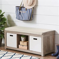 The Better Homes and Gardens 3 Cube Storage Bench