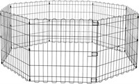USED-Foldable Metal Exercise Pet Play Pen