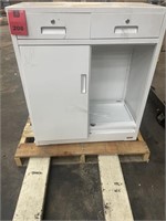 Metal Storage Cabinet with Locking Doors