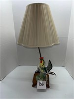 ROOSTER END TABLE / DESK LAMP