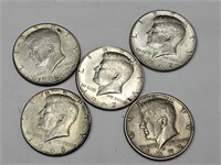 40% Silver Kennedy Half Dollar Coins-5