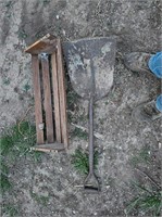 Shovel and saddle rack