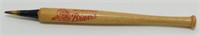 Vintage Milwaukee Braves Baseball Wooden Bat