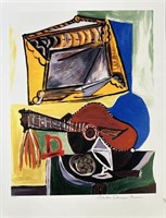 Pablo Picasso "Still Life With Guitar" Giclee COA