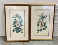 Jan Anderson Magnolia Prints, Lot of 2