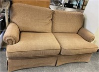 Flexsteel Upholstered Sofa with Rolled Arms