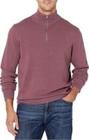 Amazon Essentials Mens 1/4-Zip Sweater - Large