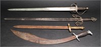 Antique Sword Collection Lot