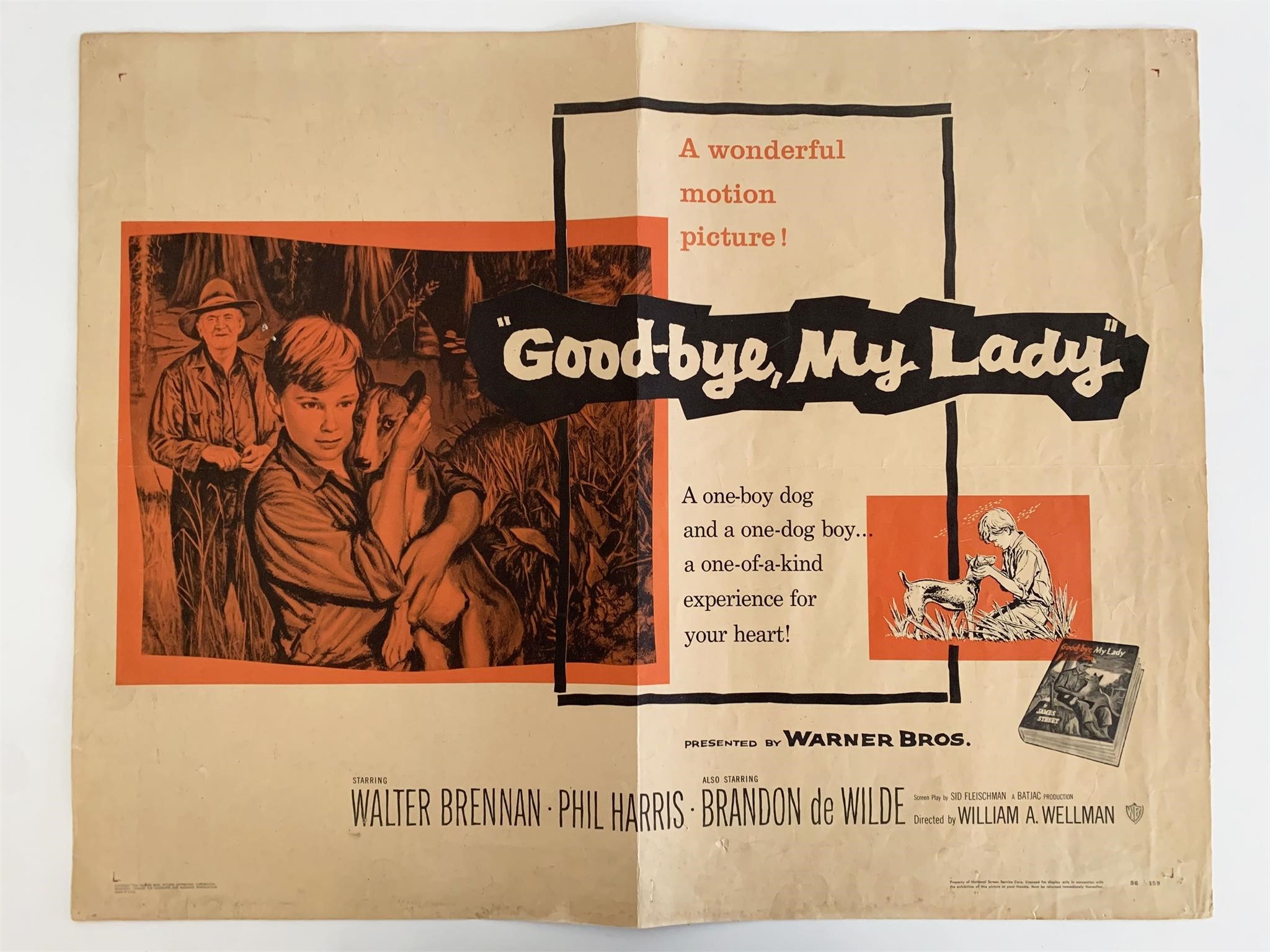 Good-bye, My Lady vintage movie poster