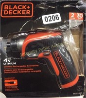 Black and Decker Cordless Rechargeable Screwdriver