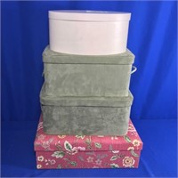 3 FABRIC STORAGE CONTAINERS