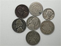 Vintage Collection of Silver U.S. Coins