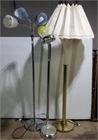 (F) Floor Lamps - Ott, Goose Neck and Off-White