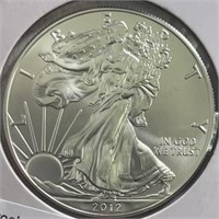 2012 American Eagle Silver GEM BU