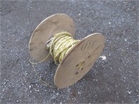PARTIAL ROLL OF YELLOW WIRE