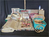 Assorted Cross Stitch Supplies