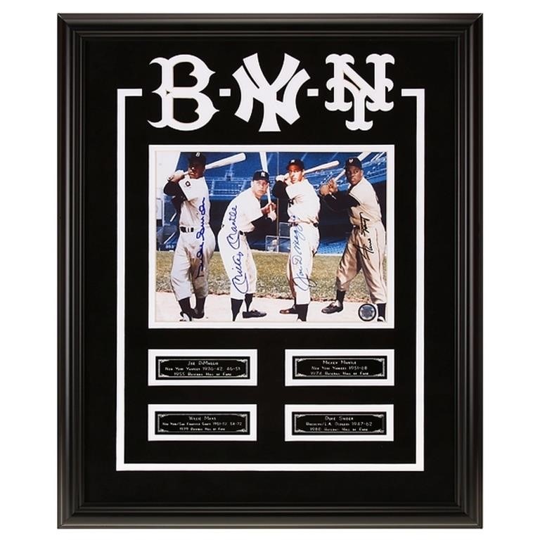 Kings Of New York Custom Frame 20x16 Signed GFA