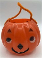 Small Hard Plastic  Jack-O-Lantern Smiling Face