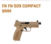 FN 509 Compact 9MM MSRP $754.00