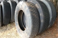 3- 11R24.5 Tires (No Rims)