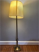Vintage Metal Floor Lamp w/ Shade