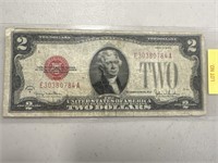 1928 2 DOLLAR SILVER CERTIFICATE